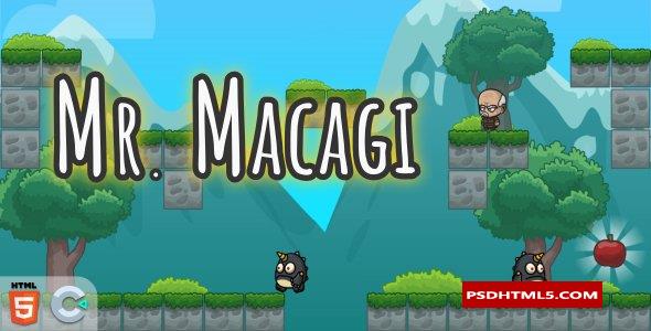 Macagi先生-HTML5平台游戏；高级脚本、插件和；手机 -尚睿切图网