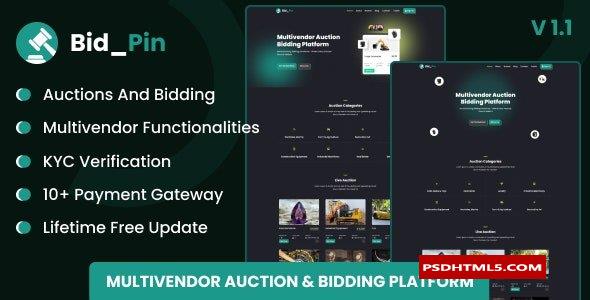 Bid_Pin v1.1.0-多供应商拍卖；招标平台&raquo；高级脚本、插件和；手机 -尚睿切图网