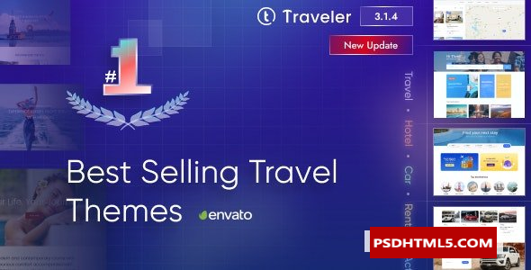 Traveler v3.1.5-旅游预订WordPress主题 -尚睿切图网