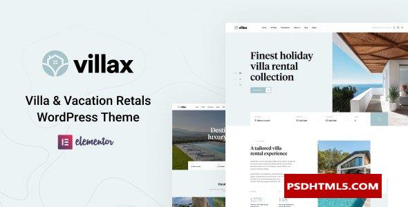 Villax v1.1.5-别墅和；度假租赁WordPress主题 -尚睿切图网