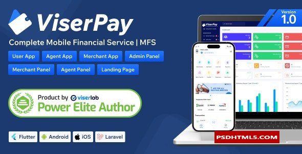 ViserPay v1.0-完整的移动金融服务-无效&raquo；高级脚本、插件和；手机 -尚睿切图网