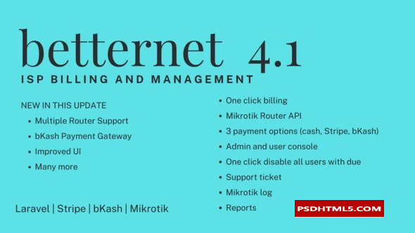 Betternet v4.1-使用Mikrotik API的ISP计费&raquo；高级脚本、插件和；手机 -尚睿切图网