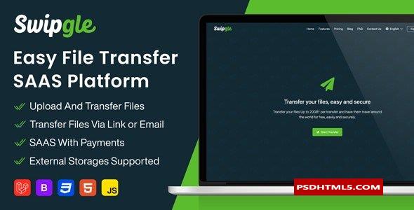 Swigle v2.5-轻松文件传输（SAAS）&raquo；高级脚本、插件和；手机 -尚睿切图网