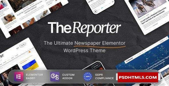 The Reporter v1.0.11-报纸编辑WordPress主题 -尚睿切图网