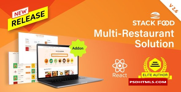 StackFood-React用户网站v2.6&raquo；高级脚本、插件和；手机 -尚睿切图网