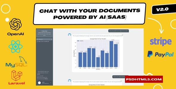 ChatPDF v2.0.1-使用AI SAAS与您的文档聊天-null；高级脚本、插件和；手机 -尚睿切图网