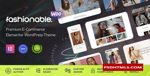 时尚v1.0.5-服装和；服装WooCommerce WordPress主题 -尚睿切图网