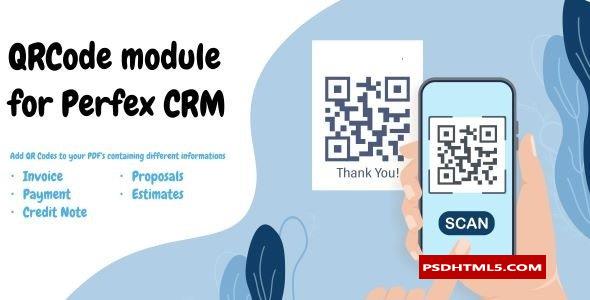 Perfex CRM v1.0.2的二维码插件模块；高级脚本、插件和；手机 -尚睿切图网