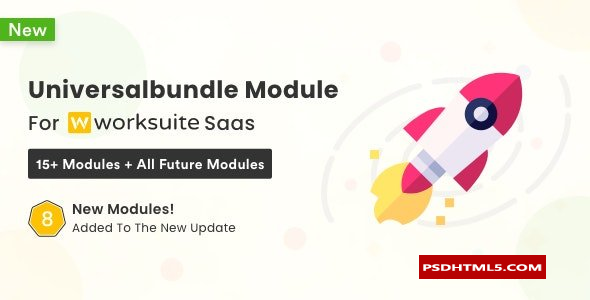 Worksuite SAAS v1.2.03通用模块包；高级脚本、插件和；手机 -尚睿切图网