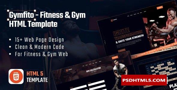 Gymfito-健身与；健身房HTML模板 -尚睿切图网