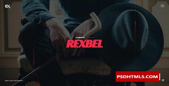 Rexbel v1.2-摄影作品集模板 -尚睿切图网