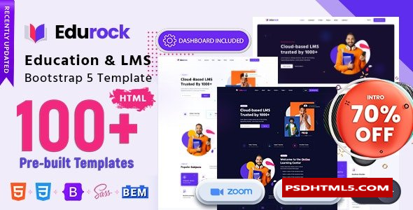 Edurock v1.0.2-教育HTML模板 -尚睿切图网