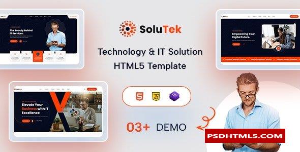 Solutek-技术与；IT解决方案HTML5模板 -尚睿切图网