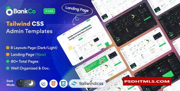 Bankco-顺风CSS管理模板 -尚睿切图网