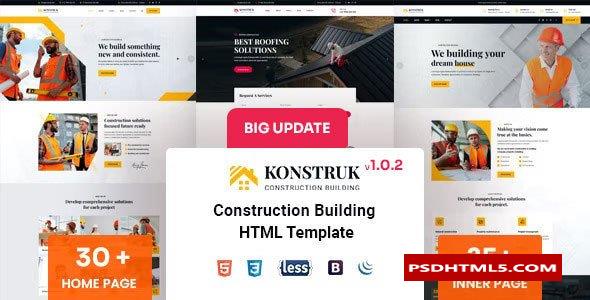 Konstruk - Construction HTML Template