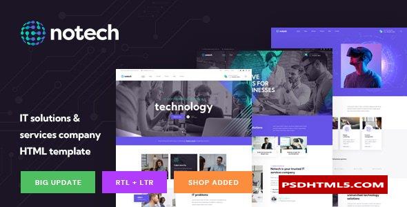 Notech - IT Solutions & Services HTML Template