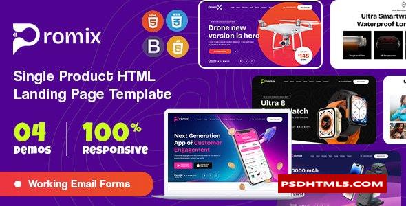 Promix - Single Product HTML Landing Page Template