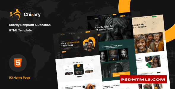 Chioary - Charity & Donation HTML5 Template