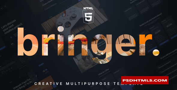Bringer - Creative Agency & Portfolio HTML Template