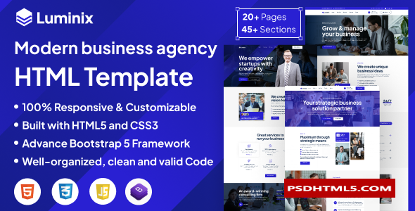 Luminix - Business Consulting HTML5 Template