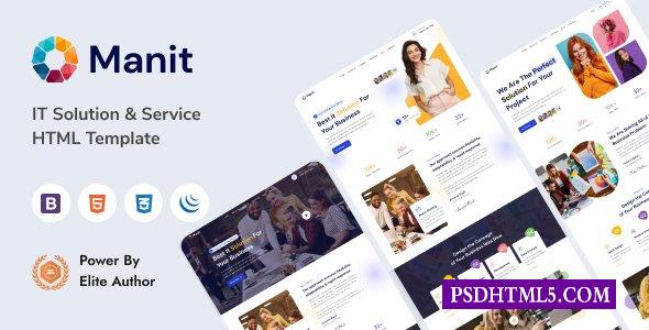 Manit - IT Solutions & Technology HTML Template