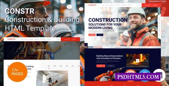 建筑与施工；构建HTML模板-尚睿切图网