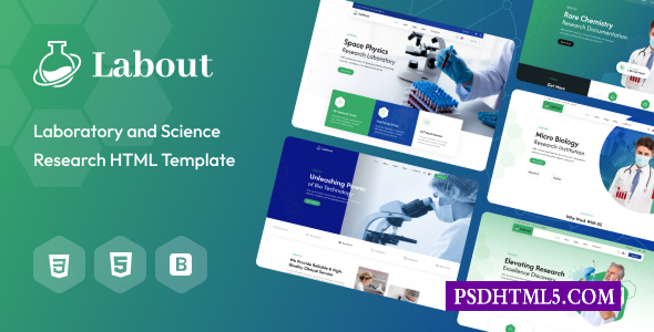 实验室-实验室和；研究HTML模板-尚睿切图网