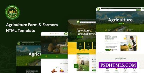 Agrion-农业农场和；农民HTML模板-尚睿切图网