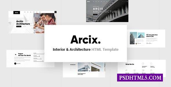 Arcix-架构HTML模板-尚睿切图网
