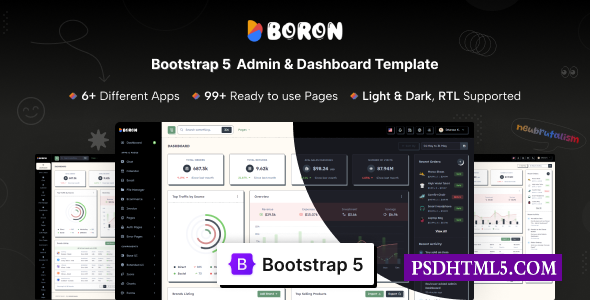 硼-管理和；仪表板模板-尚睿切图网