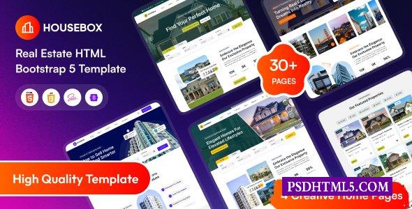 HouseBox v2.0-房地产HTML Bootstrap 5模板-尚睿切图网