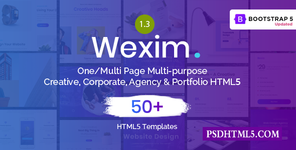 Wexim v1.3-单页视差-尚睿切图网