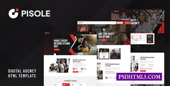 Pisole v1.0-数字代理HTML模板-尚睿切图网