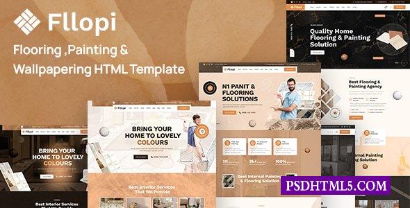 Fllopi-地板和；平铺HTML模板-尚睿切图网
