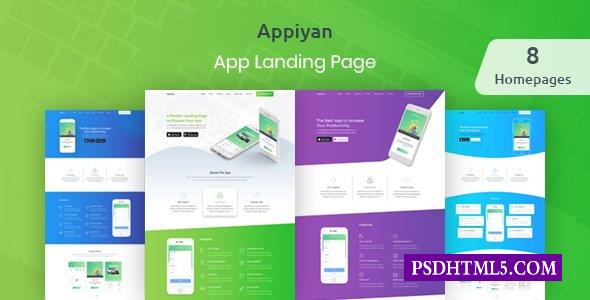 Appiyan-应用登陆HTML 5模板-尚睿切图网