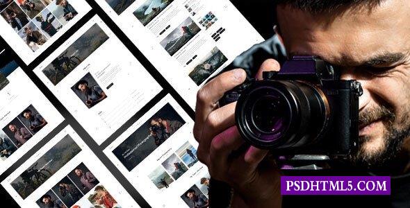 Zeo-摄影作品集HTML模板-尚睿切图网