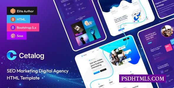 Cetalog-营销与；SEO代理HTML模板-尚睿切图网