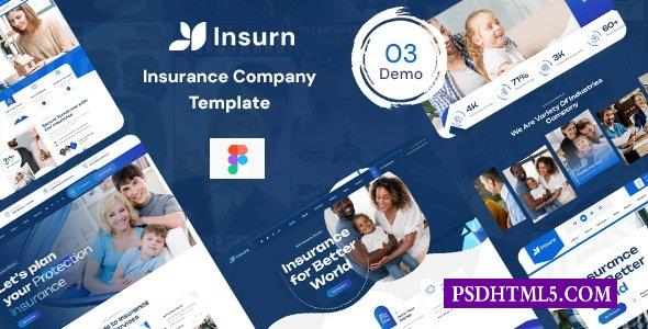 Insurn v1.0-保险公司模板-尚睿切图网