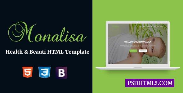 蒙娜丽莎-健康与；美容HTML模板-尚睿切图网