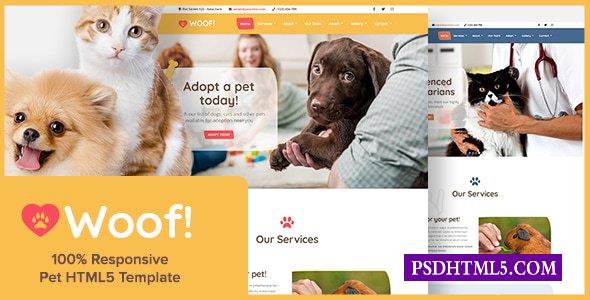 汪汪v2.0-宠物HTML5模板-尚睿切图网