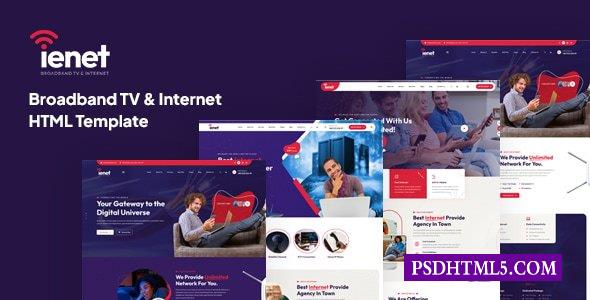 Ienet-宽带电视；Internet HTML模板-尚睿切图网