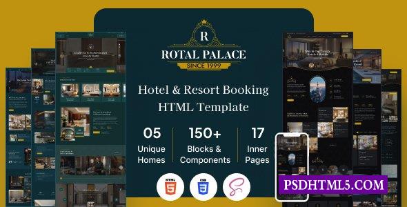 罗塔尔酒店；度假村预订HTML模板-尚睿切图网