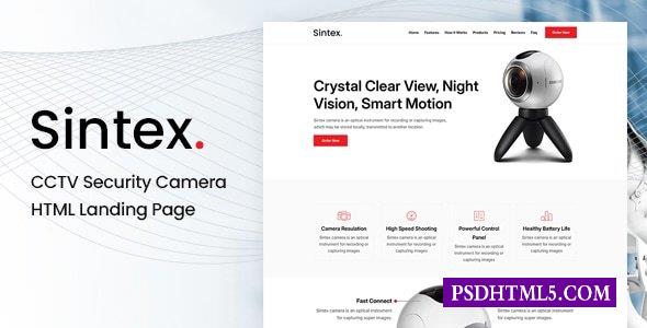 Sintex-产品登录页面模板-尚睿切图网