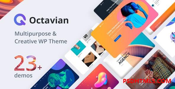 Octavian v1.20-创意多用途WordPress主题 -尚睿切图网