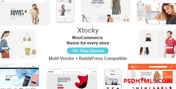 Xtocky v2.4.9-WooCommerce响应式主题 -尚睿切图网