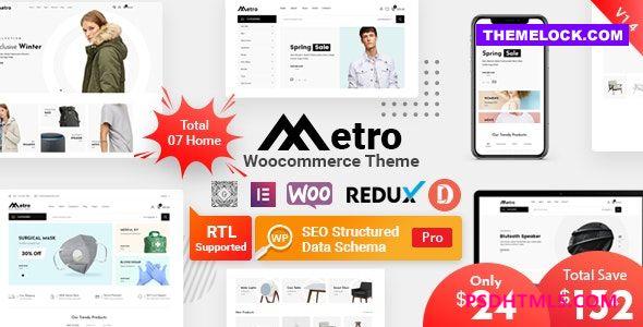 Metro v2.10-最小WooCommerce WordPress主题 -尚睿切图网