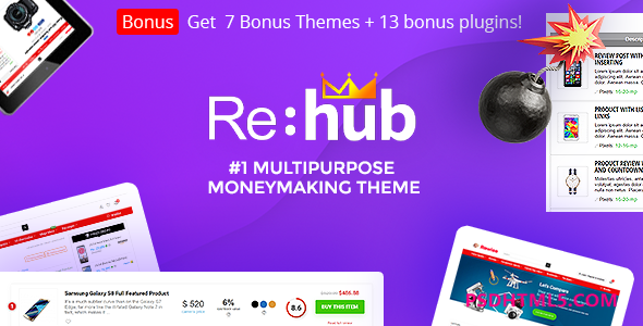 REHub v19.6.7-商业社区价格比较 -尚睿切图网