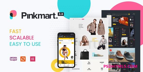 Pinkmart v4.5.0-WooCommerce的AJAX主题 -尚睿切图网