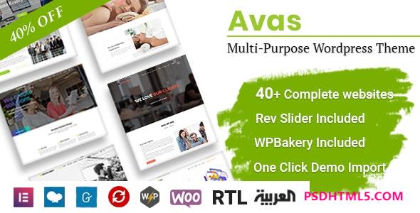 Avas v6.5.9-多用途WordPress主题 -尚睿切图网