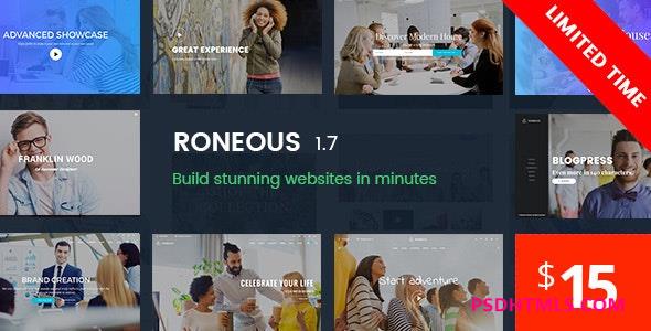 Roneous v2.0.7-创意多用途WordPress主题 -尚睿切图网